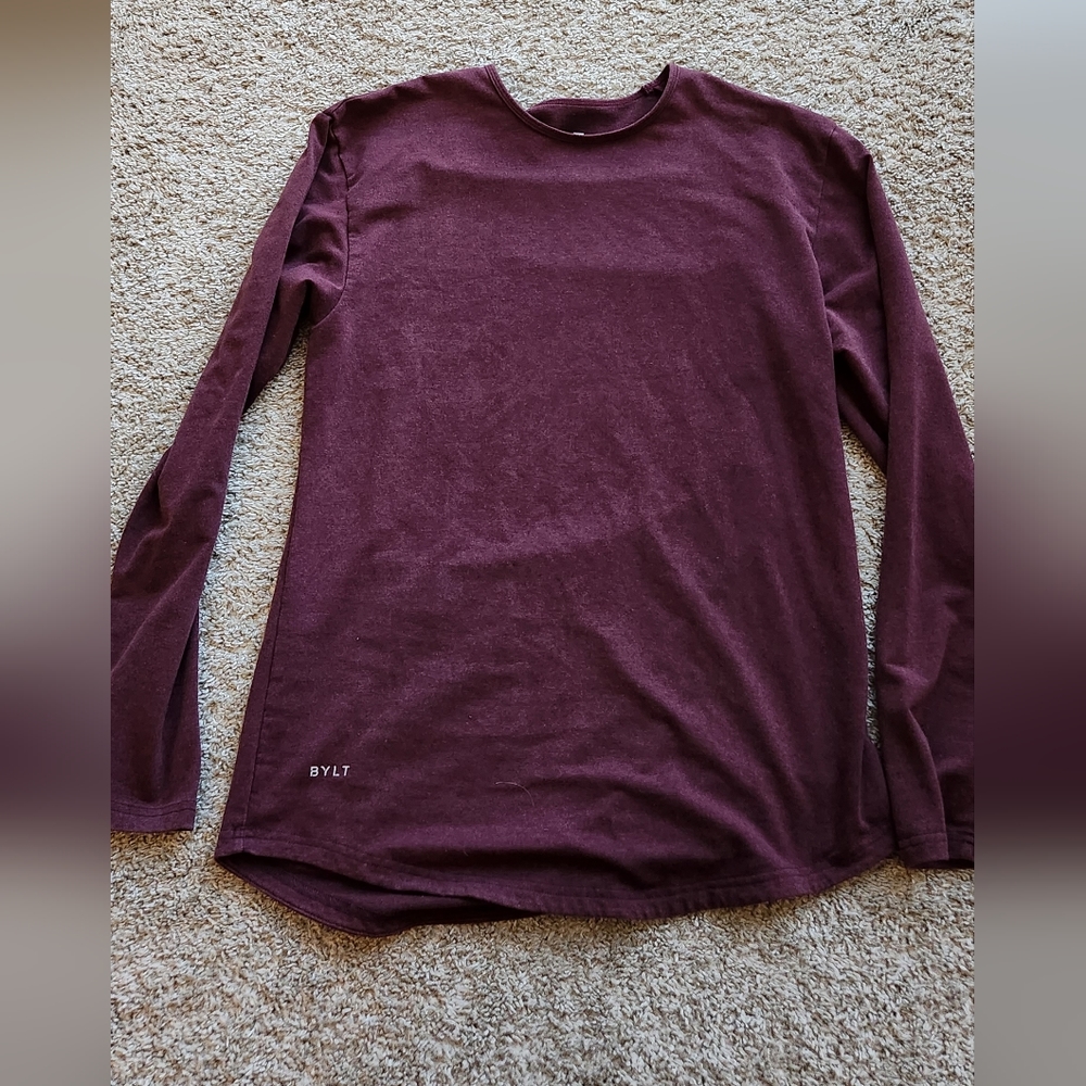 Bylt snow washed long sleeve shirt